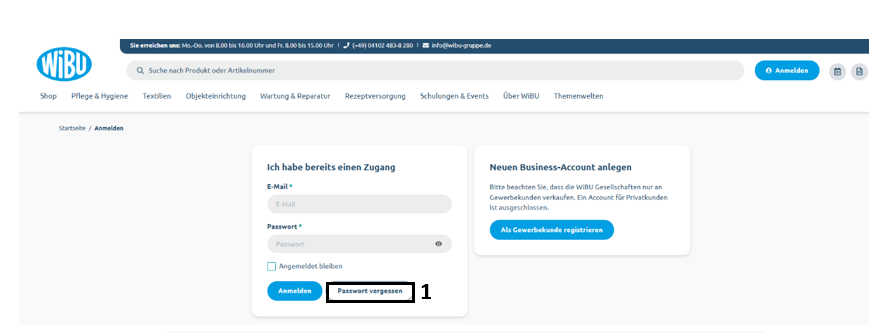 Zendesk Beiträge - Passwort vergessen - Anmeldebereich.png