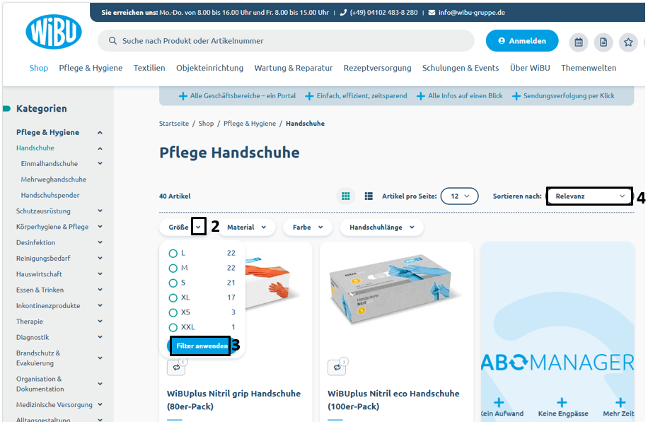 Zendesk Beiträge - Artikelsuche - PLP -Filter & Sortierung.png